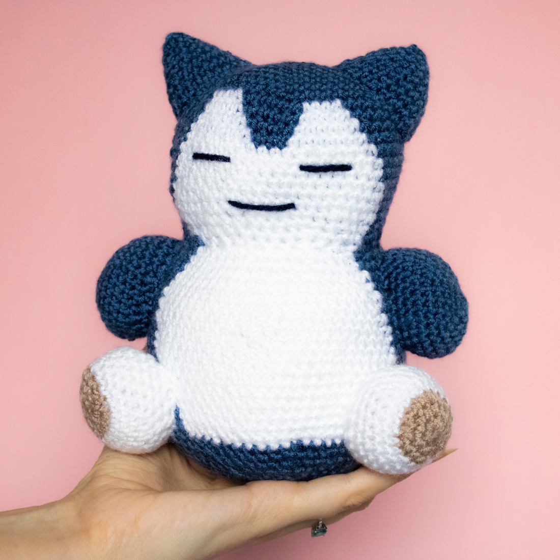 Jucarie Snorlax mare - Pokemon crosetat  - jucării și echipamente pentru copii - plușuri - figurine de pluș - Artynos.ro