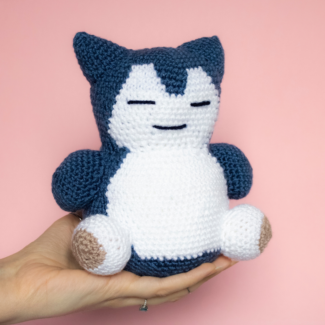 Jucarie Snorlax mare - Pokemon crosetat  - jucării și echipamente pentru copii - jucării de pluș - figurine de pluș - Artynos.ro