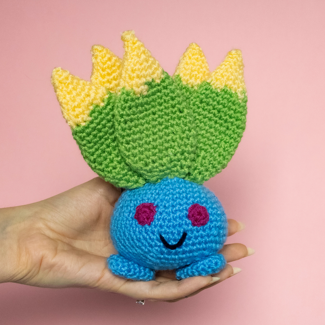 Jucarie Oddish - Pokemon crosetat  - jucării și echipamente pentru copii - jucării de pluș - figurine de pluș - Artynos.ro