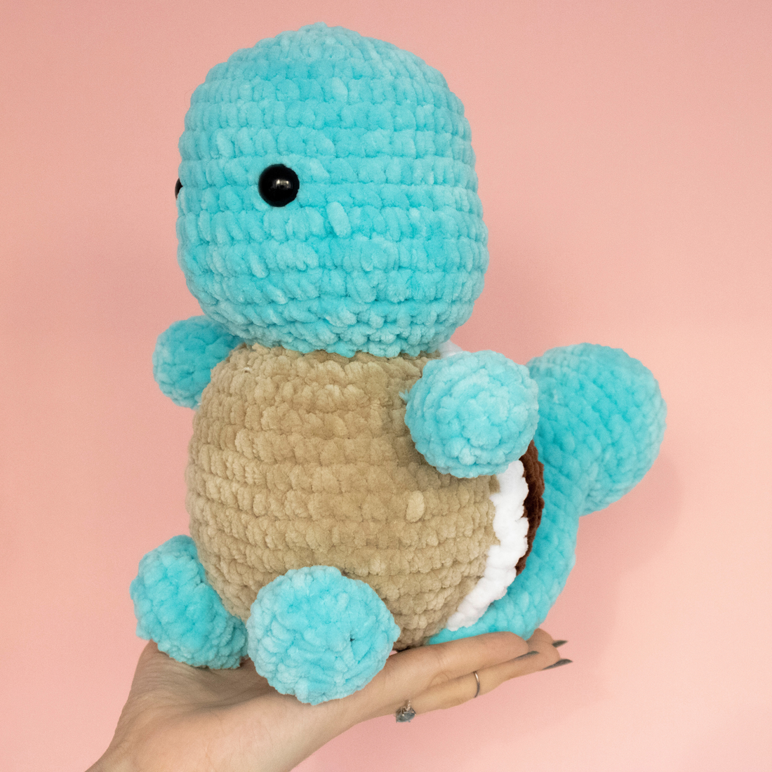 Jucarie Squirtle mare - Pokemon crosetat  - jucării și echipamente pentru copii - jucării de pluș - figurine de pluș - Artynos.ro