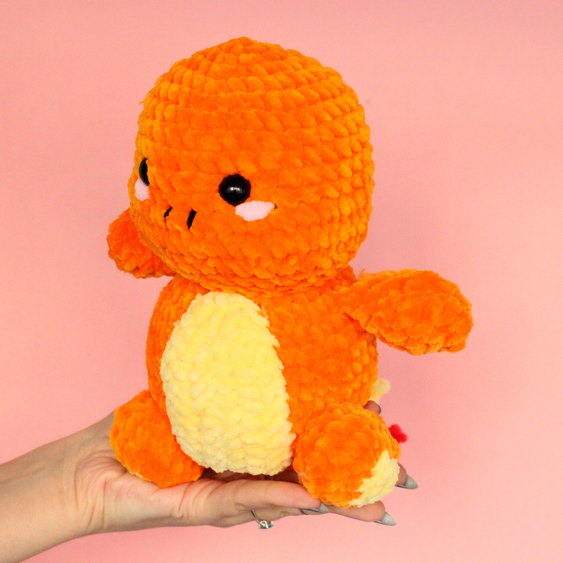 Jucarie Charmander mare - Pokemon crosetat  - jucării și echipamente pentru copii - jucării de pluș - figurine de pluș - Artynos.ro