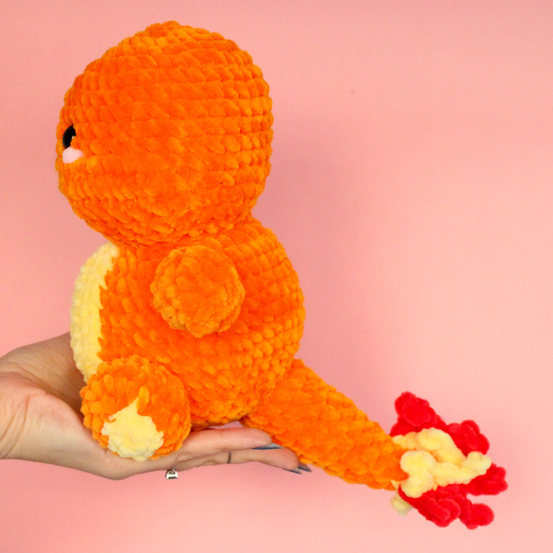 Jucarie Charmander mare - Pokemon crosetat  - jucării și echipamente pentru copii - jucării de pluș - figurine de pluș - Artynos.ro