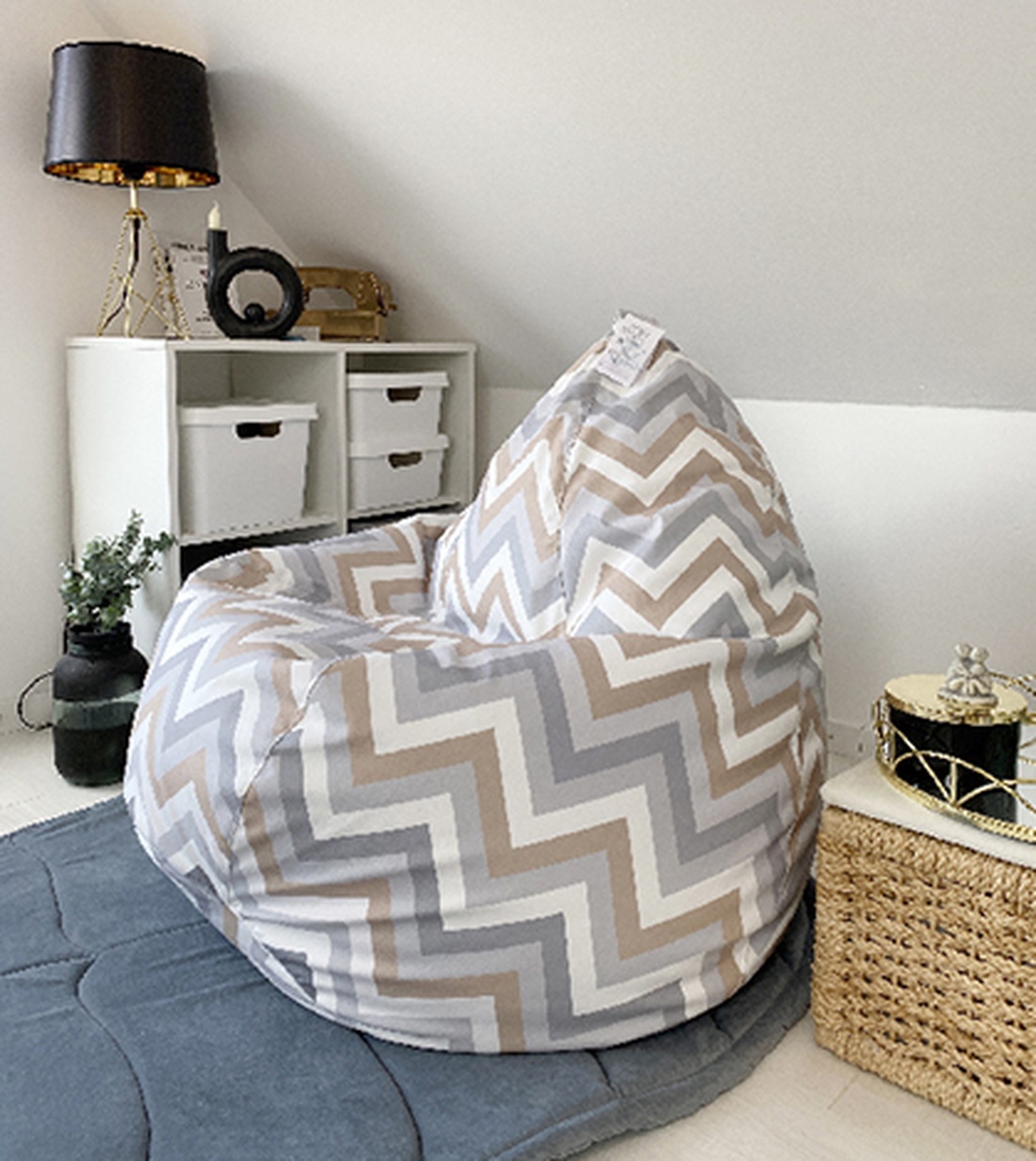 Fotoliu puf Modern - accesorii locuință - mobilier artizanal - fotoliu puf bean bag - Artynos.ro