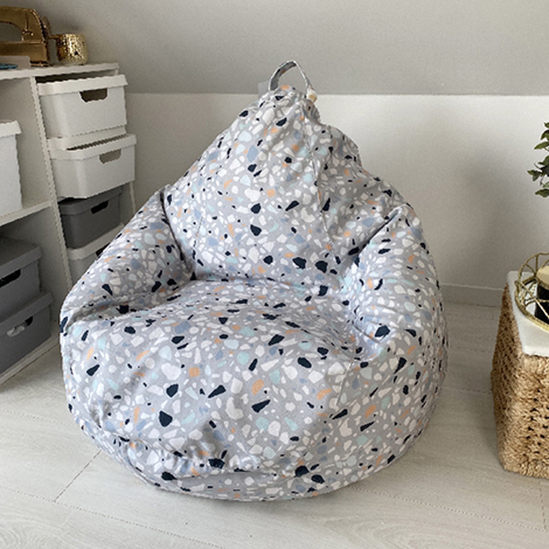 Fotoliu puf Gravel - accesorii locuință - mobilier artizanal - fotoliu puf bean bag - Artynos.ro