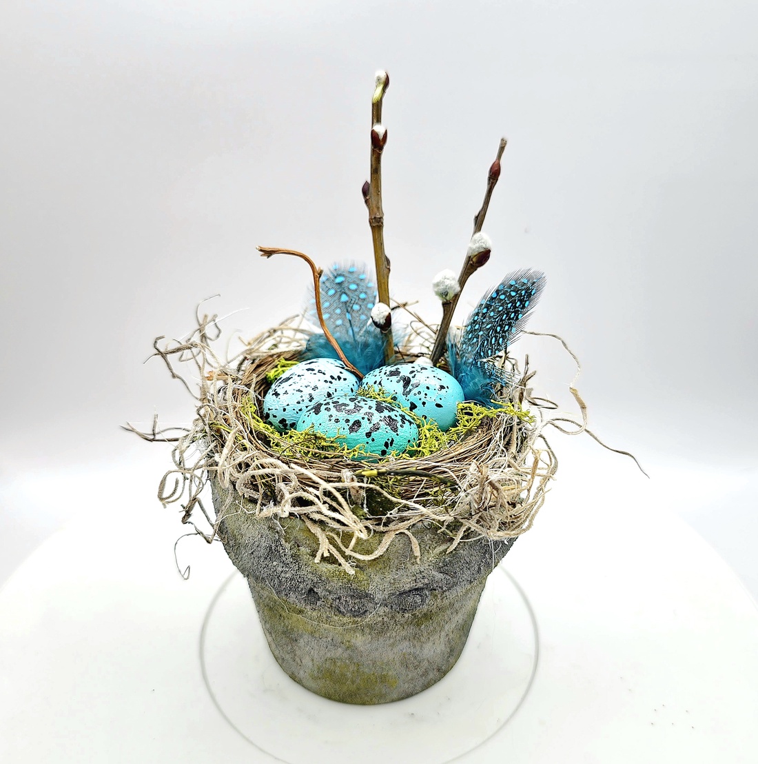 Robin's Nest - Ghiveci ornamental mini - casă & stil de viață - accesorii pentru decorat casa - decorațiuni de masă și decorațiuni pentru rafturi  - decorațiuni de masă - Artynos.ro