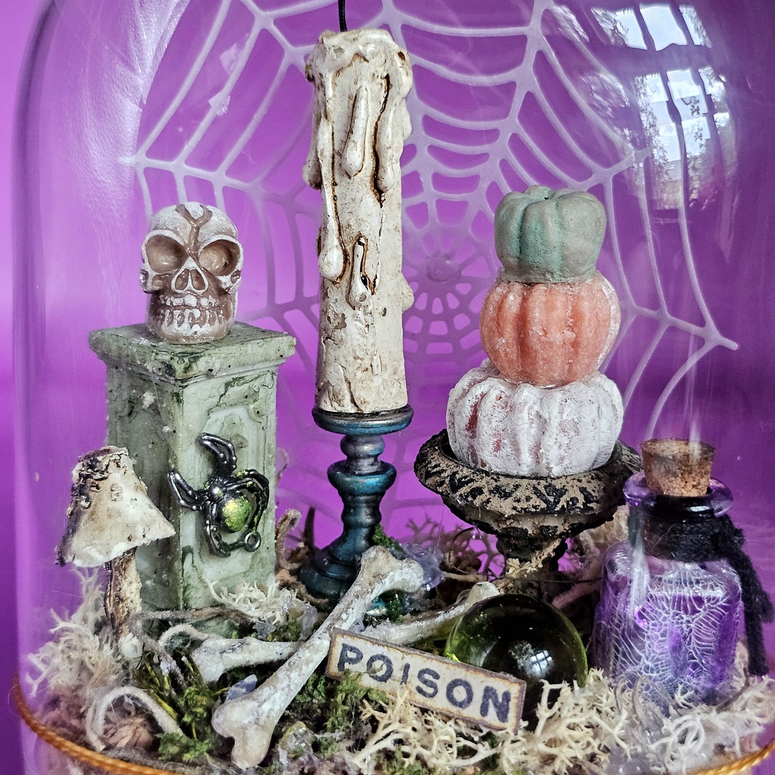 Poison - Dom de sticlă Halloween - casă & stil de viață - accesorii pentru decorat casa - halloween - tot ce ai nevoie pentru petrecere! - ornamente de halloween - Artynos.ro