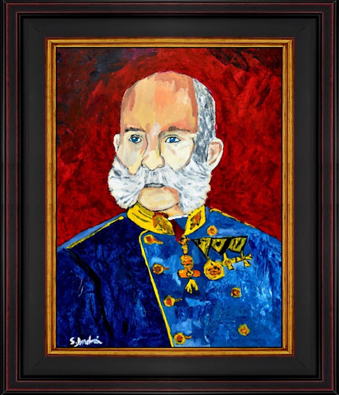 Pictura The Emperor - arte vizuale și accesorii  - picturi - pictură în ulei - Artynos.ro