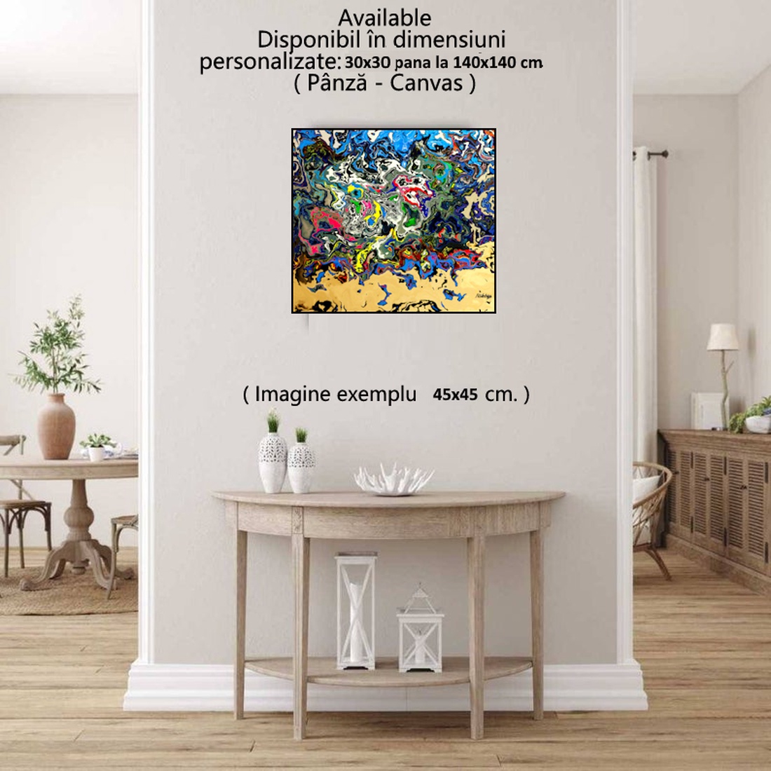 Archipelago - Tablou-în ediție deschisă - arte vizuale și accesorii  - picturi - pictură în ulei - Artynos.ro