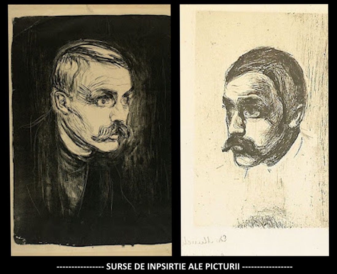 Edvard Munch-O pictură unicat de S. Andrei (Noktys) - arte vizuale și accesorii  - picturi - pictură în ulei - Artynos.ro