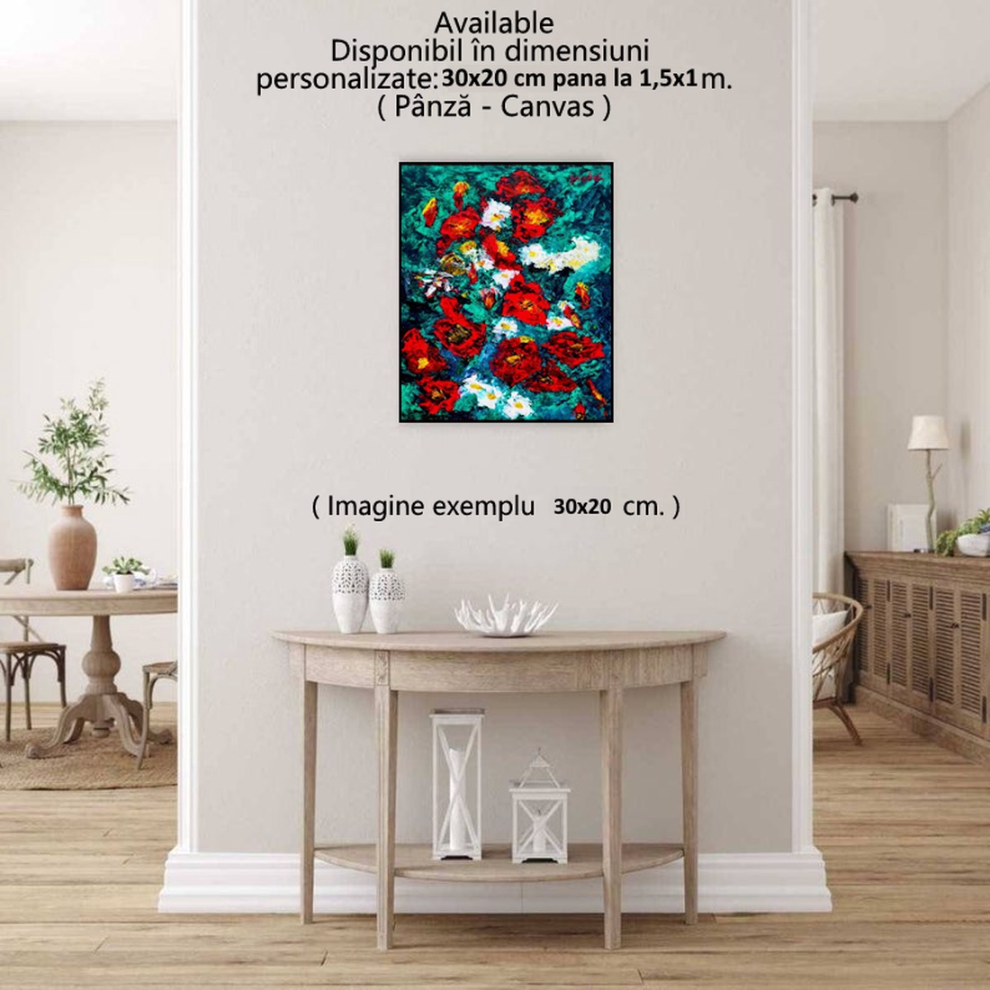 Maci Tablou Home-deco - în ediție deschisă - arte vizuale și accesorii  - picturi - pictură în ulei - Artynos.ro