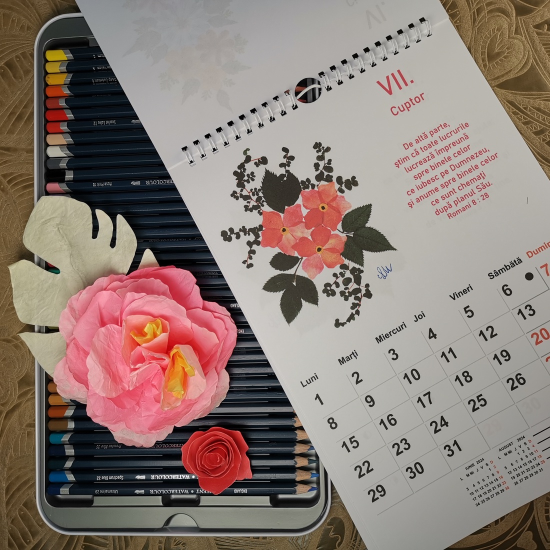 Calendar de perete 2024 cu Pilde Biblice - casă & stil de viață - accesorii pentru decorat casa - decorațiuni de pereți, decorațiuni suspendate - calendar perete - Artynos.ro