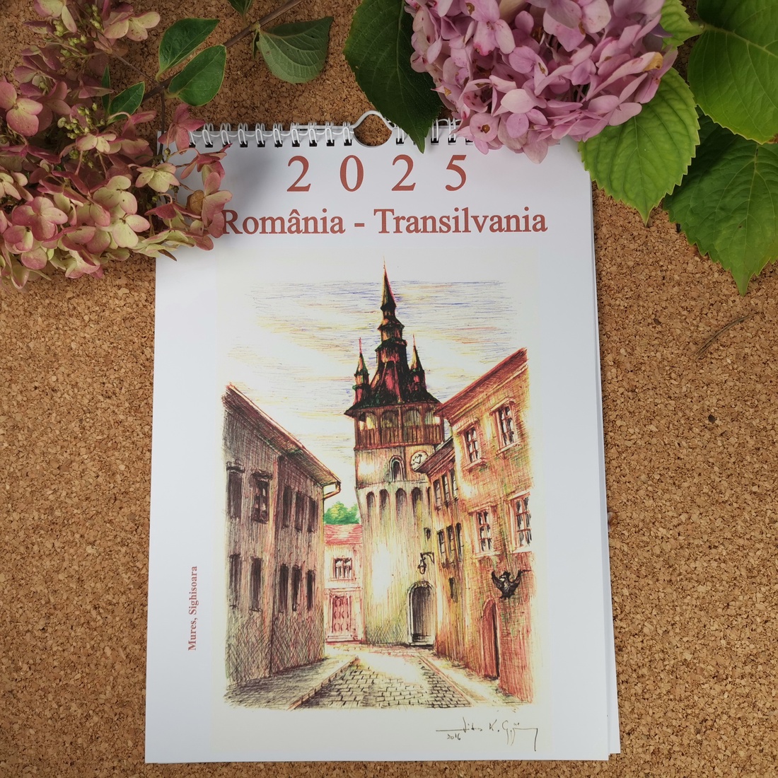 Calendar cu Grafică - Transilvania - casă & stil de viață - accesorii pentru decorat casa - decorațiuni de pereți, decorațiuni suspendate - calendar perete - Artynos.ro