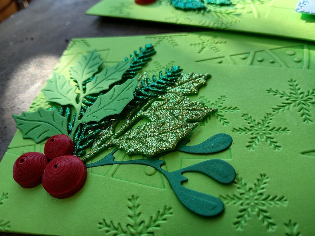 Felicitare de Crăciun - quilling  - accesorii de crăciun - cadouri de crăciun - felicitări de crăciun, felicitări - Artynos.ro