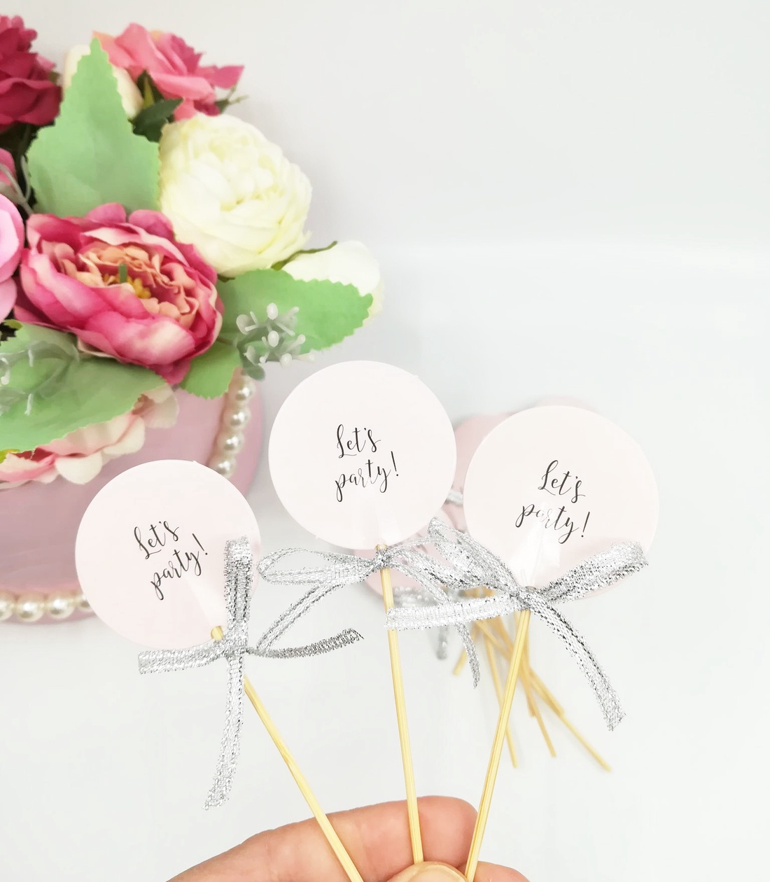 Cupcake toppers - accesorii nuntă - accesorii și cadouri pentru petrecerea fetelor - Artynos.ro