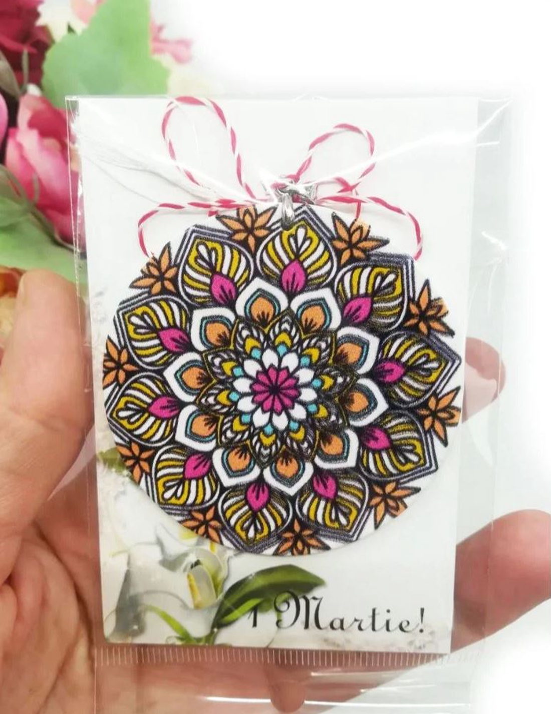 Martisor mandala - bijuterii - mărțișor - Artynos.ro