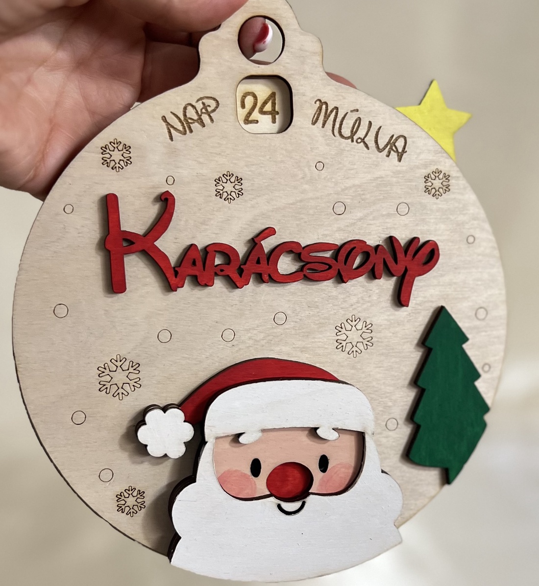 Decorat pentru brad de Crăciun - accesorii de crăciun - decorațiuni de advent - calendar de advent - Artynos.ro