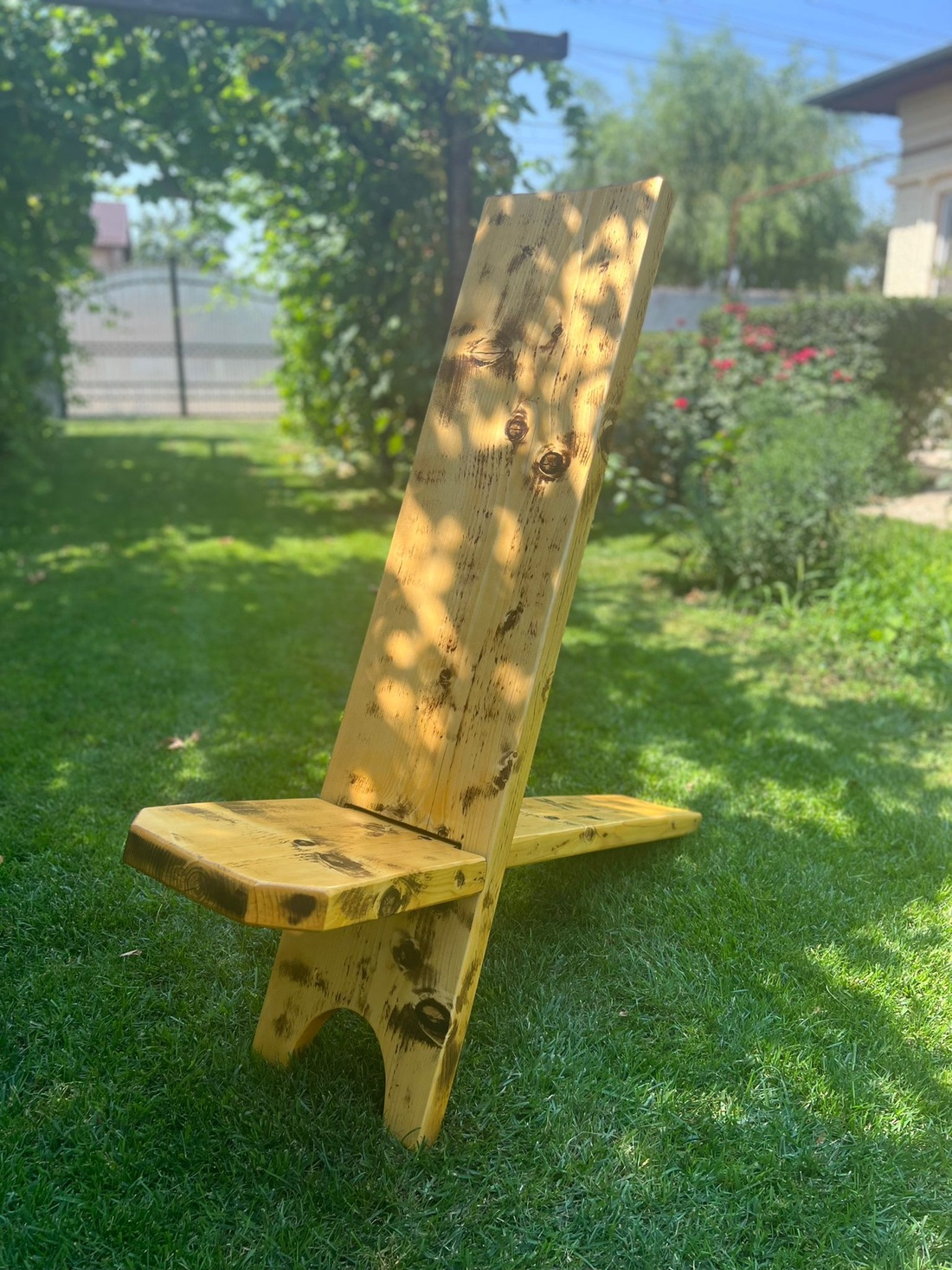 Scaun viking pentru grădină - casă & stil de viață - mobilier artizanal - scaune, taburete, fotolii - Artynos.ro