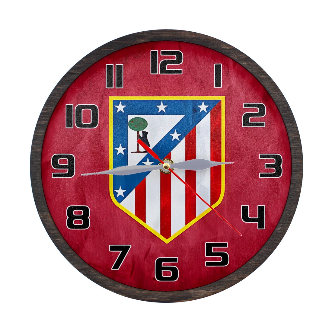 Ceas decorativ - Atletico Madrid - casă & stil de viață - accesorii pentru decorat casa - decorațiuni de pereți, decorațiuni suspendate - ceasuri de perete - Artynos.ro