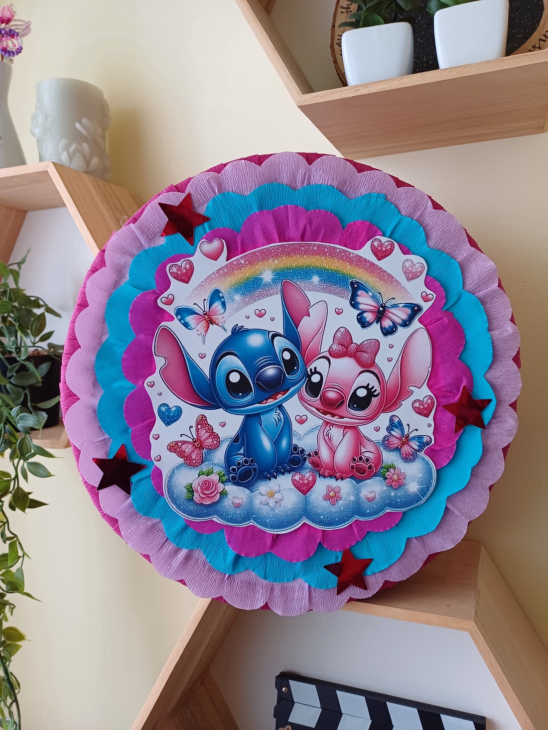 Piñata pinata piniata Stitch si Angel  - jucării și echipamente pentru copii - jocuri de mișcare - Artynos.ro