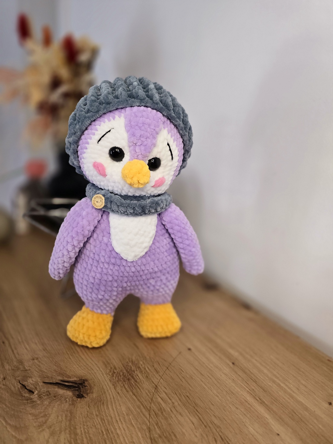 Pinguin croșetat  - casă & stil de viață - echipament pentru camera copiilor - cutii depozitare jucării - Artynos.ro