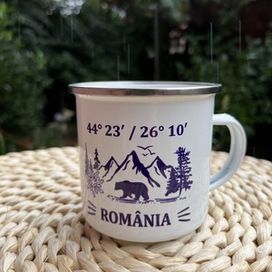 Cană personalizată- Romania - accesorii locuință - accesorii pentru echipamente de bucătărie - accesorii de servire - căni - Artynos.ro