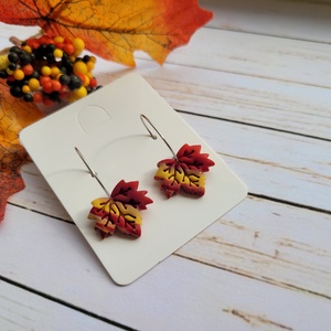 Cercei Mini Fall Leaves - bijuterii - cercei - cercei și ornamente pentru urechi - Artynos.ro