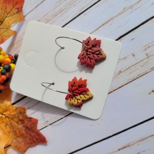 Cercei Mini Fall Leaves - bijuterii - cercei - cercei și ornamente pentru urechi - Artynos.ro