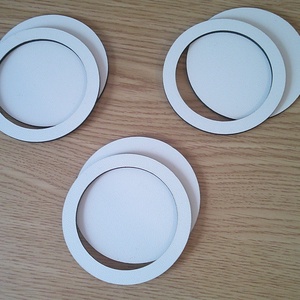 Set blanc pentru licheni - forma rotunda si disc. Dimensiuni intre 5 si 10 cm - accessorii și unelte - accesorii decorative - alte accesorii - Artynos.ro