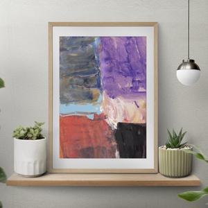 Pictura abstracta decoratiune interioara pentru perete, idee de cadou de casa noua, arta originala, pictura unicat, Arte vizuale și accesorii , Picturi, Pictură acrilică, Pictură, ARTYNOS