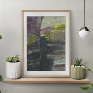 Pictura abstracta decoratiune interioara pentru perete, idee de cadou de casa noua, arta originala, pictura unicat, Arte vizuale și accesorii , Picturi, Pictură acrilică, Pictură, ARTYNOS