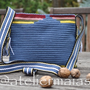 Geanta handmade Dobrogea- motiv popular traditional floarea pologului colectia traditional - geantă și husă - genți de umăr și genți de mână - genți de umăr - Artynos.ro