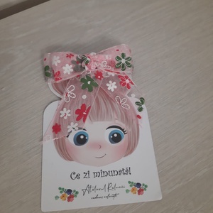 Clama cu floricele - îmbrăcăminte și modă - accesorii păr - clemă de păr și ac de păr - Artynos.ro