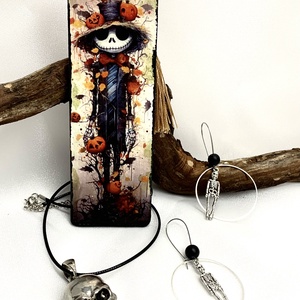 set cadou handmade unicat -Halloween, Casă & Stil de viață, Accesorii pentru decorat casa, Decorațiuni de masă și decorațiuni pentru rafturi , Fețe de masă croșetate, Confecționarea bijuteriilor, ARTYNOS