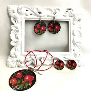 Set bijuterii handmade, Accesorii nuntă, Bijuterii mireasă, Set bijuterii de mireasă, Confecționarea bijuteriilor, Decoupage, transfer și tehnici șervețel, ARTYNOS