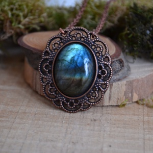 Pandantive cu labradorite - bijuterii - coliere - coliere cameo - Artynos.ro