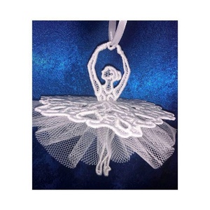 Balerina 3D cu fusta si tulle, Casă & Stil de viață, Accesorii pentru decorat casa, Decorațiuni de pereți, decorațiuni suspendate, Decorațiuni suspendate, Broderie, ARTYNOS