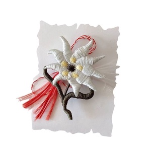 Martisor floare de colt , Bijuterii, Mărțișor, Broderie, ARTYNOS