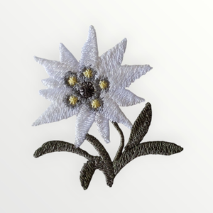  Floare de colt, Bijuterii, Broșă, insigne, Insigne, Broderie, ARTYNOS