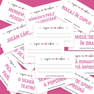 Set 30 Vouchere cadou iubire pentru iubit, iubita, cuplu - accessorii și unelte - carte, ziar - carte nouă - Artynos.ro