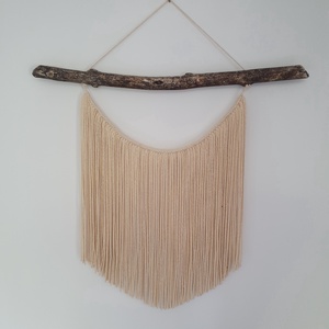 Decoratiune Perete din Driftwood si Sfoara - casă & stil de viață - accesorii pentru decorat casa - decorațiuni de pereți, decorațiuni suspendate - decorațiuni perete, macramé - Artynos.ro