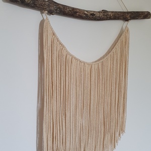 Decoratiune Perete din Driftwood si Sfoara - casă & stil de viață - accesorii pentru decorat casa - decorațiuni de pereți, decorațiuni suspendate - decorațiuni perete, macramé - Artynos.ro