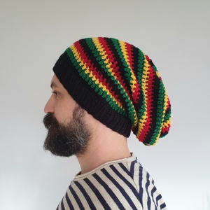 Caciula Rasta Unisex  - îmbrăcăminte și modă - eșarfe, pălării, șaluri - căciulă - Artynos.ro