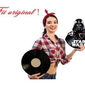 STAR WARS-ceas de perete - accesorii locuință - accesorii pentru decorat casa - decorațiuni de pereți, decorațiuni suspendate - ceasuri de perete - Artynos.ro