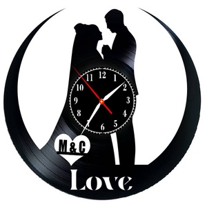 LOVE-ceas de perete(personalizabil), Accesorii locuință, Accesorii pentru decorat casa, Decorațiuni de pereți, decorațiuni suspendate, Ceasuri de perete, , ARTYNOS