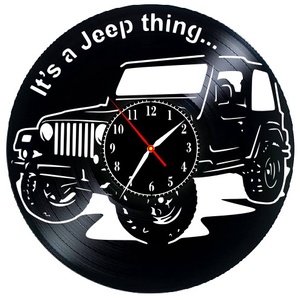 JEEP- ceas de perete - accesorii locuință - accesorii pentru decorat casa - decorațiuni de pereți, decorațiuni suspendate - ceasuri de perete - Artynos.ro