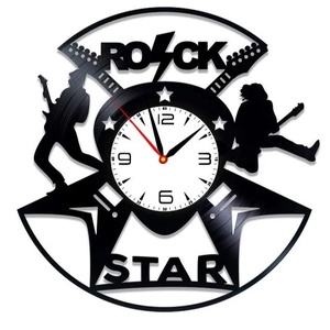 ROCK STAR-ceas de perete - accesorii locuință - accesorii pentru decorat casa - decorațiuni de pereți, decorațiuni suspendate - ceasuri de perete - Artynos.ro