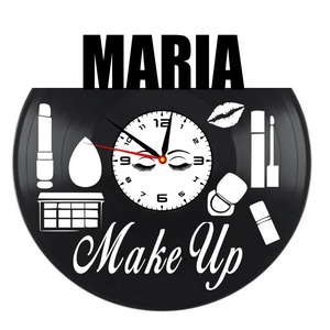 SALON MAKE-UP-ceas de perete (personalizabil), Accesorii locuință, Accesorii pentru decorat casa, Decorațiuni de pereți, decorațiuni suspendate, Ceasuri de perete, , ARTYNOS