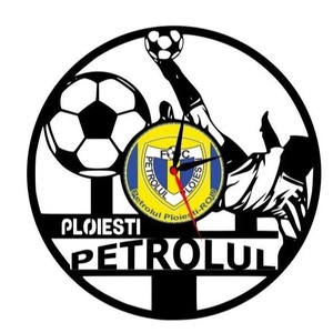 F.C. PETROLUL PLOIESTI ceas de perete, Accesorii locuință, Accesorii pentru decorat casa, Decorațiuni de pereți, decorațiuni suspendate, Ceasuri de perete, Sculptură, ARTYNOS