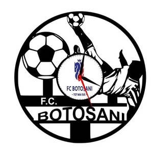 F.C. BOTOSANI -ceas de perete - accesorii locuință - accesorii pentru decorat casa - decorațiuni de pereți, decorațiuni suspendate - ceasuri de perete - Artynos.ro