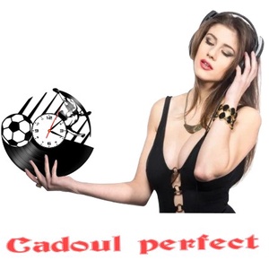 FOTBAL-ceas de perete (personalizabil) - casă & stil de viață - accesorii pentru decorat casa - decorațiuni de pereți, decorațiuni suspendate - ceasuri de perete - Artynos.ro